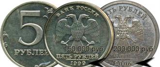Редкие монеты современной России: список с фото